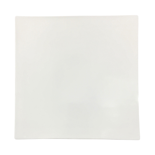 Plato Buffet Cuadrado Plano De Porcelana 36 X 36 Cm