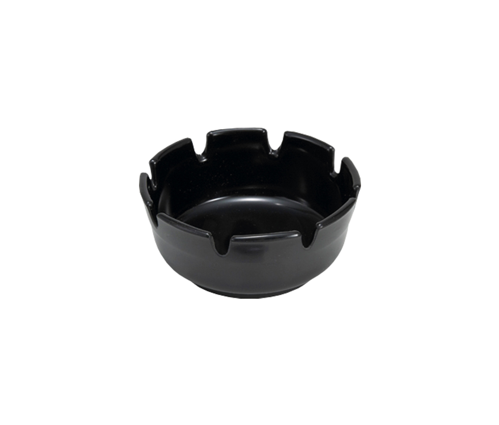 Cenicero Melamna Colro Negro De10.16 cm