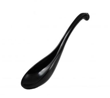 Cuchara Melamina Premium Color Negro De 15.7cm