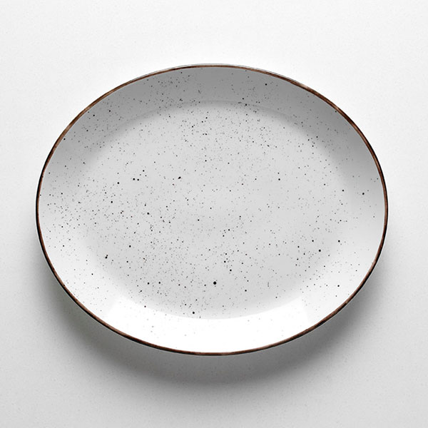 DOTS  PLATO LLANO  31 CM  PORCELANA