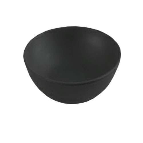 [038-353] Bowl Sensitive Cartagena De Cerámica 21 X 7 Cm Negro
